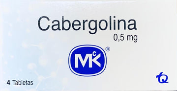 Cabergolina 0.5mg 4 Tabletas — MK