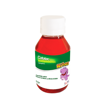 Catalac Jarabe Acetaminofen 90 ml ICOM — frasco