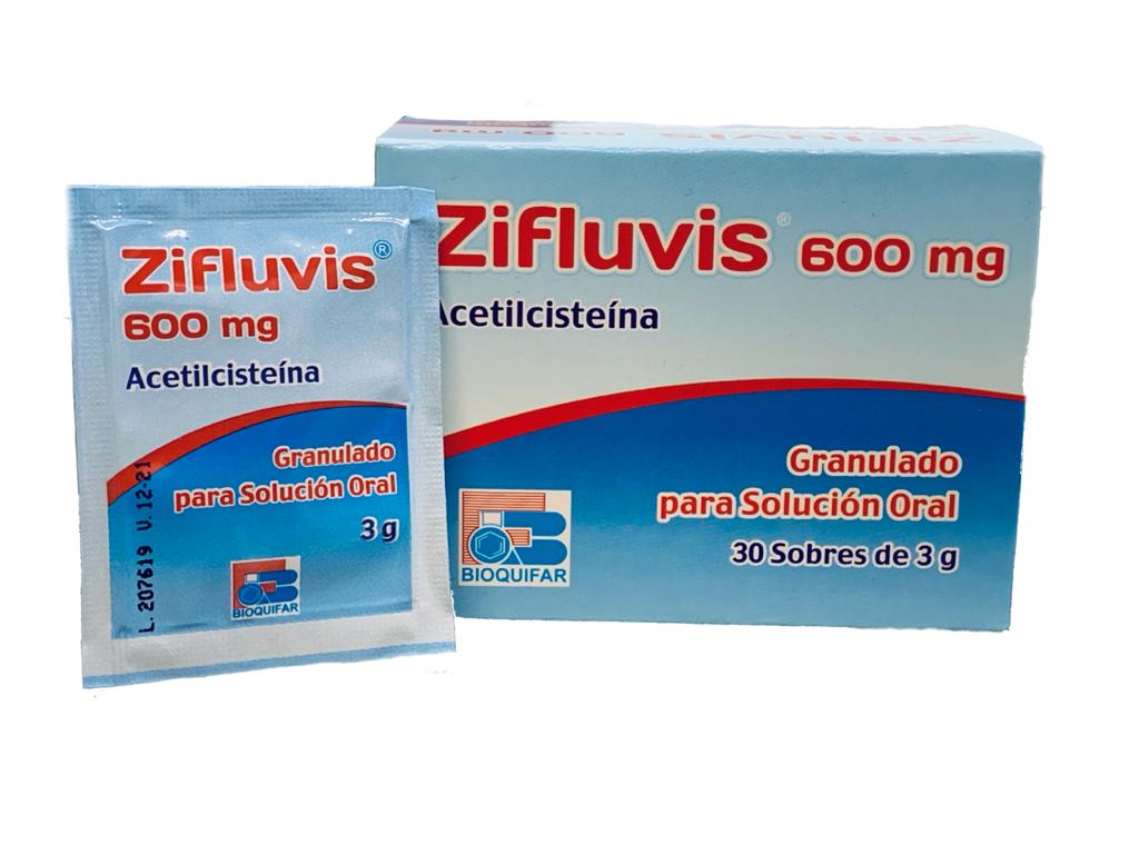 ZIFLUVIS 600 (N-ACETILCISTEINA) 30 SOBRES