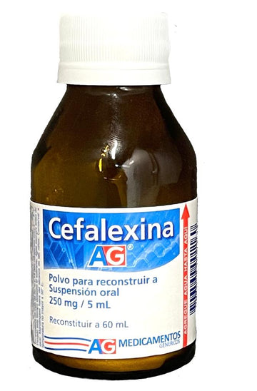 Cefalexina 250 mg Suspensión 60 ml — Lafrancol