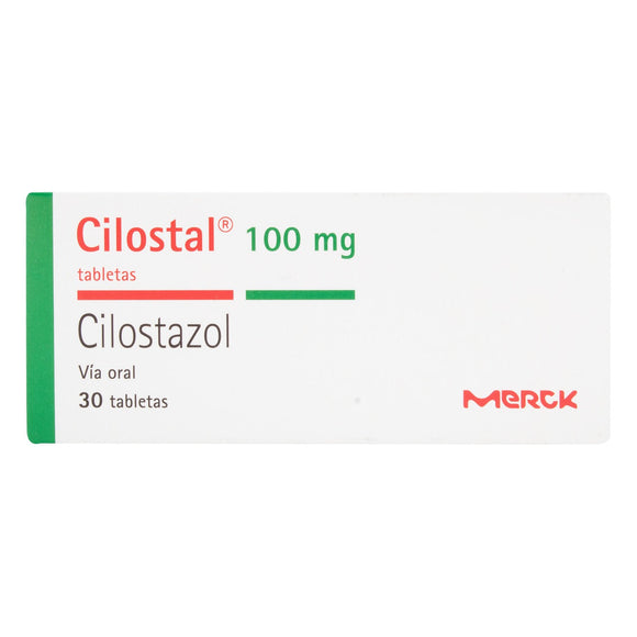 Cilostal cilostazol 100 mg 30 tabletas — Merck