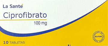 Ciprofibrato 100 mg 10 Tabletas — La Santé