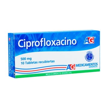 Ciprofloxacina 500 mg 10 Tabletas — Lafrancol
