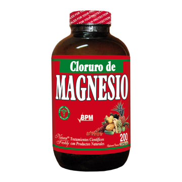 Cloruro de Magnesio 200 Capsulas — Natural Freshly