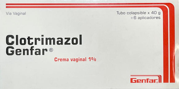 Clotrimazol 1% crema vaginal 40 g — Genfar