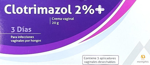 Clotrimazol 2% Crema Vaginal 20 g — Memphis Products