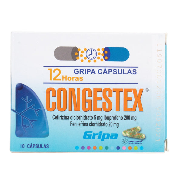 Congestex 10 cápsulas — Novamed