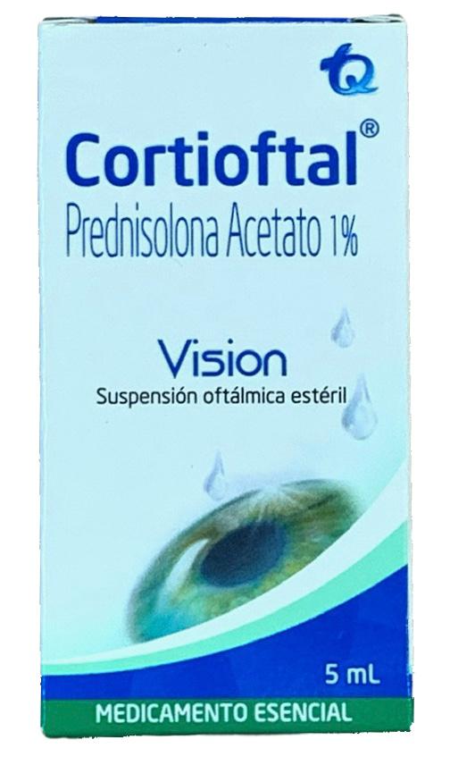 Cortioftal acetato de prednisolona 1% gotas oftálmicas 5 ml — MK