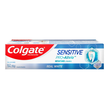 Crema Colgate Sensitive Pro Alivio Real White 110 gr — Colgate-Palmolive
