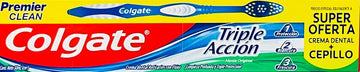 Crema Colgate Triple Accion 50 gr+cepillo Premier — Colgate-Palmolive