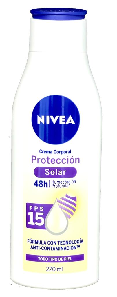 Crema Corporal Nivea Proteccion Solar Fps 15 220 ml — Beiersdorf
