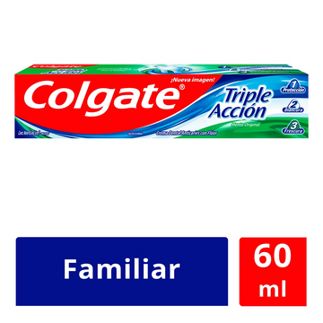 Crema Dental Colgate Triple Accion Mega Crema 60 gr — Colgate-Palmolive