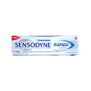 Crema Dental Sensodyne Rapido Alivio Blanqueadora 100 gr — Haleon