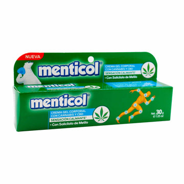 Crema Gel Corporal Menticol Cannabis 30 gr — Belleza Express