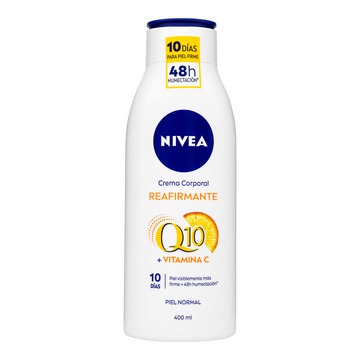 Crema Nivea Body Milk Q10 Plus Reafirmante 400 ml — Beiersdorf