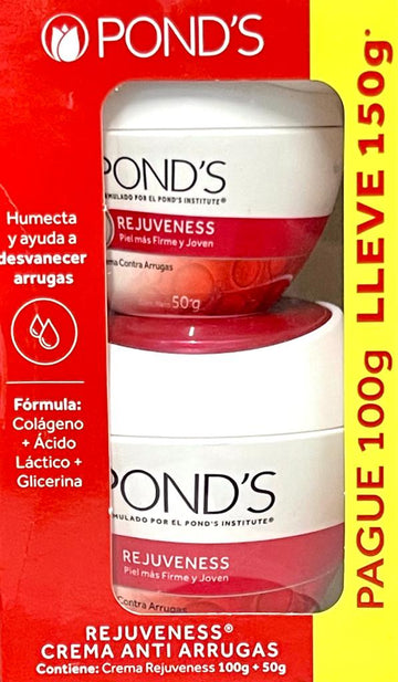 Crema Ponds Rejuveness 100g + 50g — Unilever