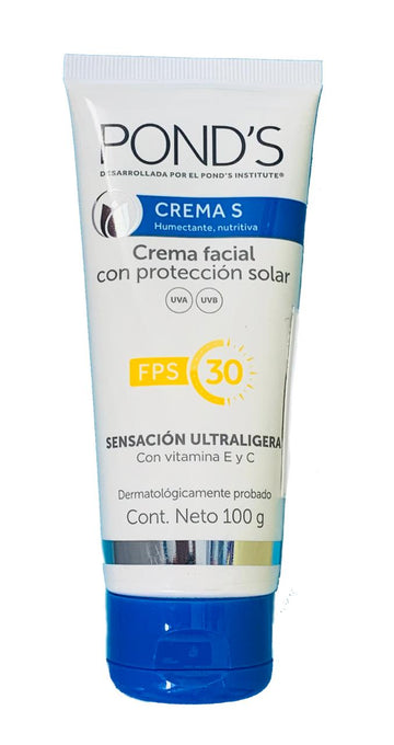 Crema S Ponds Humectante Fps 30 100 gr — Unilever