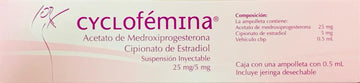 Cyclofemina Ampolla Anticonceptivo Inyectable Mensual — New Trade International