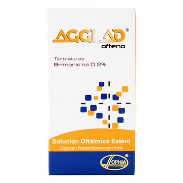 Agglad Ofteno brimonidina 0.2% solución oftálmica 5 ml — Sophia