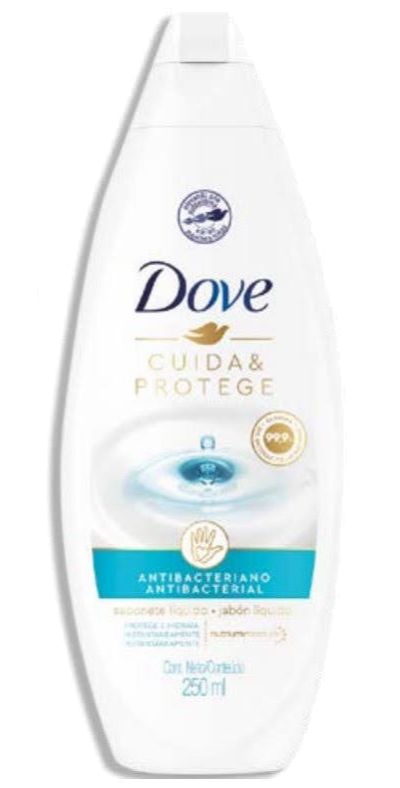 JABON LIQUIDO DOVE CUIDA Y PROTEGE 250 ML