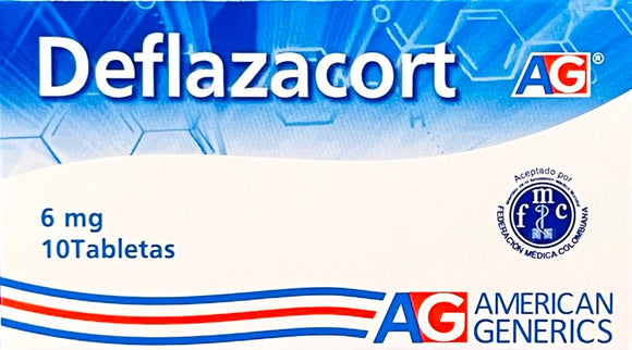 Deflazacort 6mg 10 Tabletas — Lafrancol