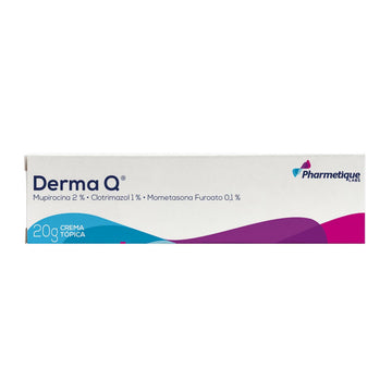 Derma Q crema tópica 20 g clotrimazol mometasona mupirocina — Bussié