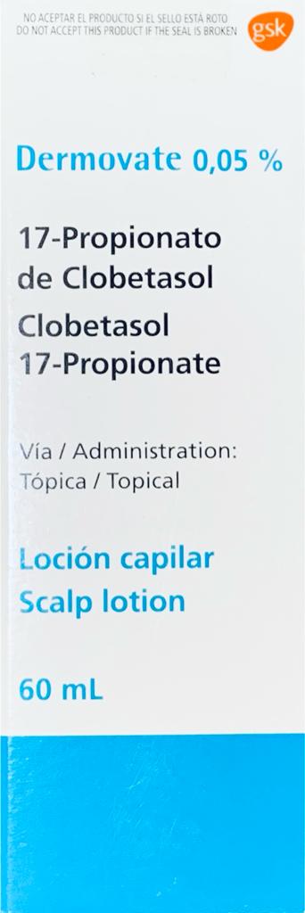 Dermovate clobetasol propionato 0.05% loción capilar 60 ml — GlaxoSmithKline