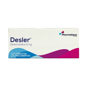 Desler desloratadina 5mg 30 tabletas antihistamínico — Pharmetique