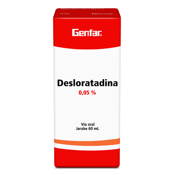Desloratadina 0.5 mg/ml jarabe 60 ml — Genfar