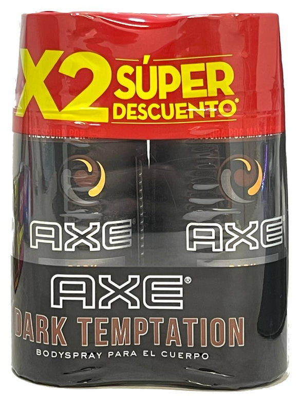 Desodorante Axe Body Spray Dark Temptation 150 ml x 2 — Unilever