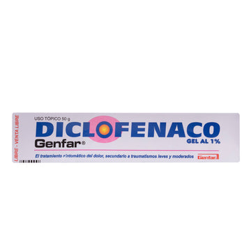 Diclofenaco 1% Gel 50 g — Genfar