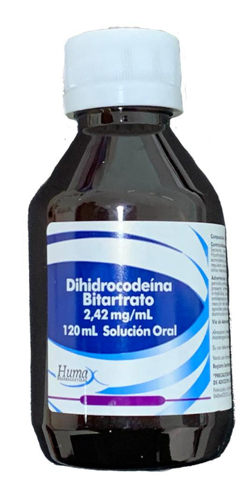 Dihidrocodeína Jarabe 120 ml — Humax