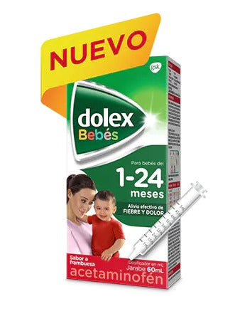Dolex 1+ Bebés acetaminofén jarabe 60 ml — Haleon