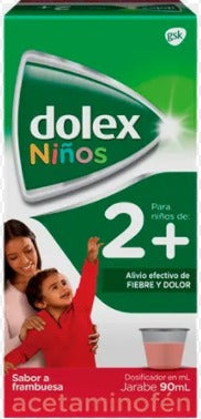 Dolex 2+ Niños Jarabe Acetaminofén 90 ml — Haleon