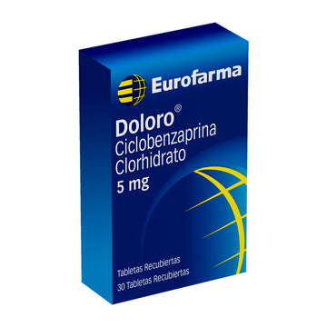 Doloro ciclobenzaprina 5 mg 30 tabletas — Eurofarma