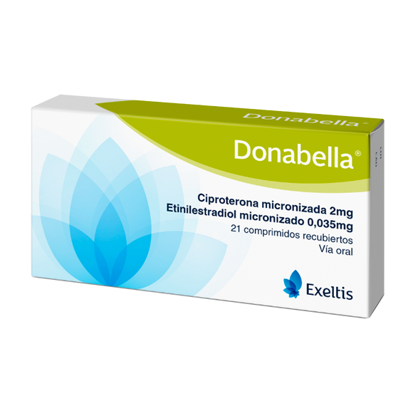 Donabella Etinilestradiol + Ciproterona 21 Comprimidos — Exeltis