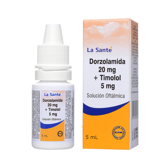 Dorzolamida 20 mg + Timolol 5 mg