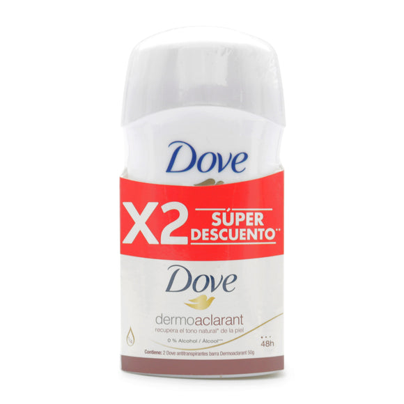 Dove Desodorante Barra Tono Uniforme 50 g x 2 Unidades — Unilever — imagen 2