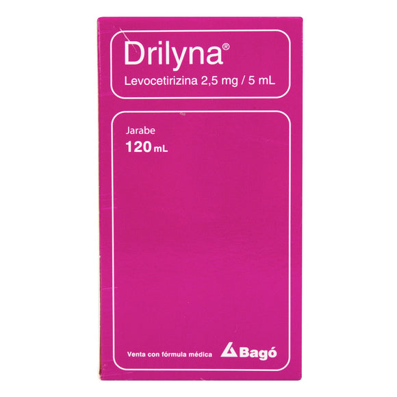 Drilyna Jarabe Levocetirizina 2,5 mg/5 ml 120 ml — Bagó