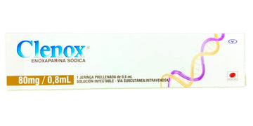 Clenox 80 mg enoxaparina 0,8 ml jeringa prellenada — Procaps