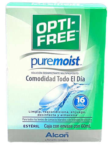OPTIFREE PURE MOIST 60 ML - Uno A Droguerias