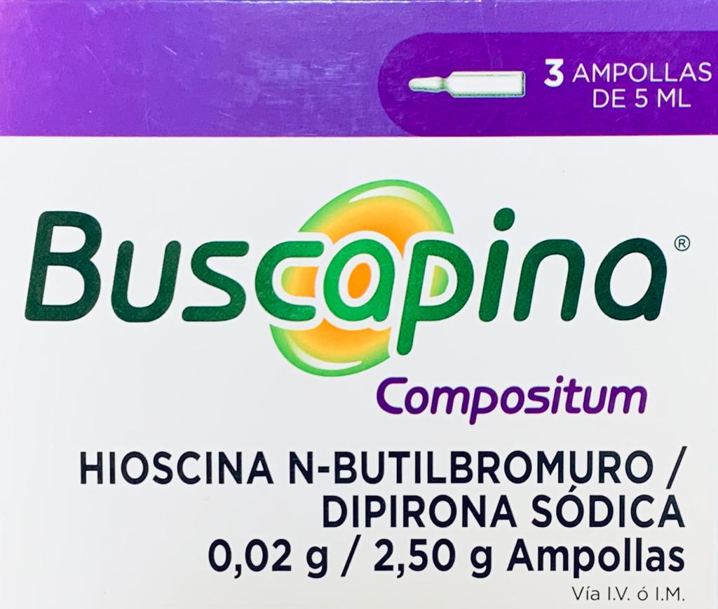 BUSCAPINA COMPOSITUM 5 ML 3 AMPOLLAS (AGO)