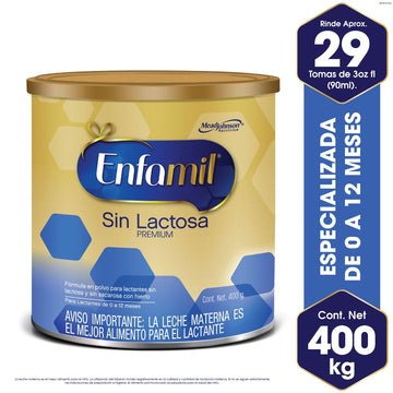 Enfamil Premium sin Lactosa 400 gr — Mead Johnson Nutrition