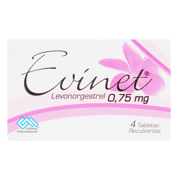 Evinet 0.75 mg 2 Tabletas — Procaps