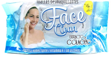 Face Clean Toalla Desmaquilladora Extracto de Colágeno x30 — ATW Internacional
