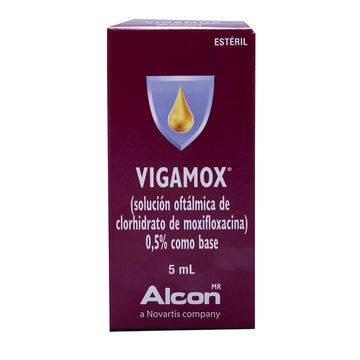 Vigamox moxifloxacino 0.5% solución oftálmica 5 ml — Alcon