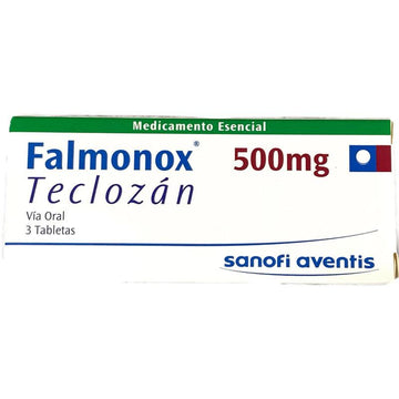Falmonox Teclozán 500 mg 3 Tabletas — Sanofi Aventis