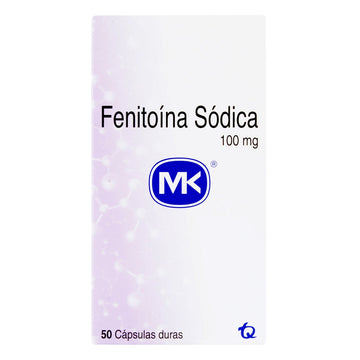 Fenitoína sódica 100mg 50 tabletas — MK Tecnoquímicas