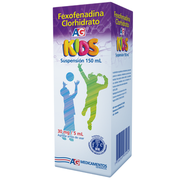 Fexofenadina Kids Suspensión 30 mg 150 ml — Lafrancol