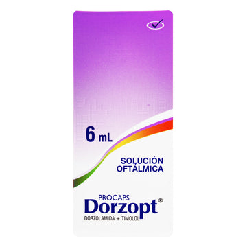 Dorzopt dorzolamida/timolol solución oftálmica 6 ml — Procaps